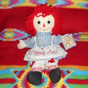 Raggedy Ann Doll w/I Love You Heart by Hasbro/Aurora 16" (Handmade, Dec 2018)